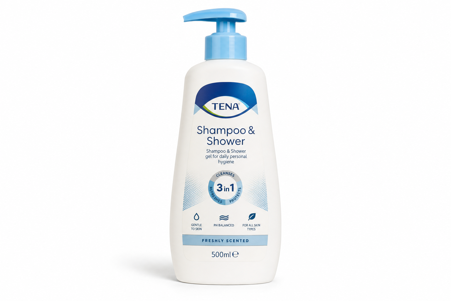 TENA Shampoo&Shower šampon+spr.gel 500ml 1208