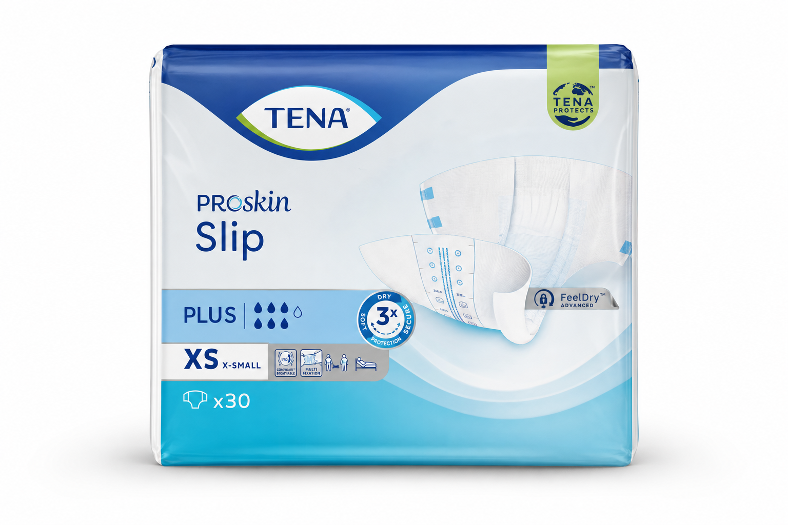 Tena plen.kalh. Slip PLus X-Small30ks710430/710473