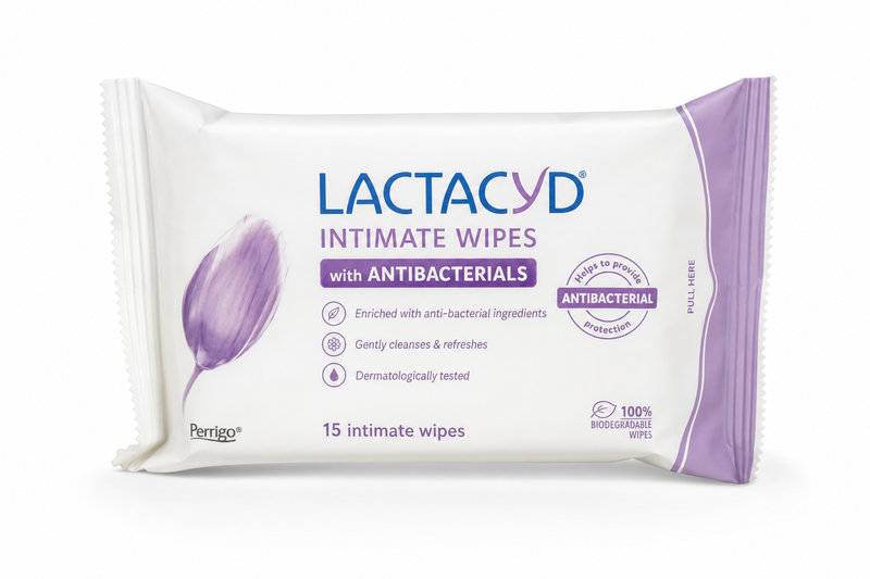 Lactacyd ubrousky with Antibacterials 15ks