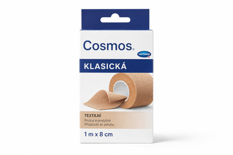 Cosmos náplast Klasická textilní 1mx8cm