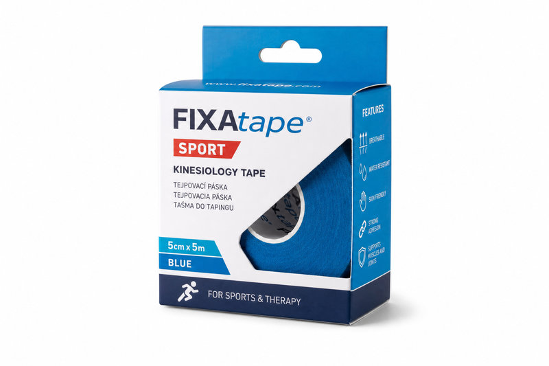 FIXAtape Sport tejpovací páska 5cmx5m modrá