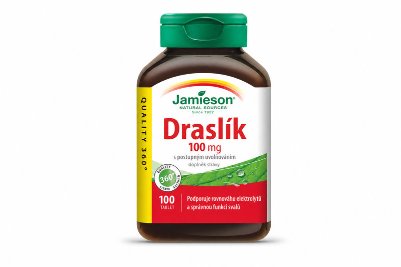 JAMIESON Draslík 100mg s postupným uvol.tbl.100