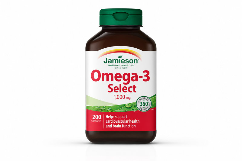 JAMIESON Omega-3 Select 1000mg cps.200