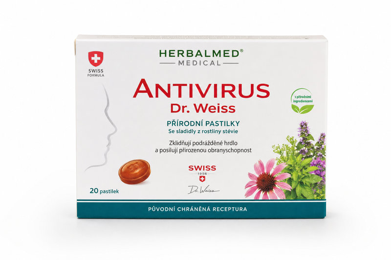 HERBALMED Medical Antivirus Dr. Weiss 20 pastilek