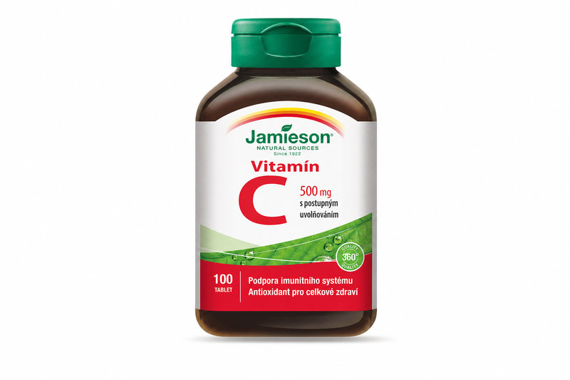 JAMIESON Vitamín C 500mg s postup.uvolňov.tbl.100
