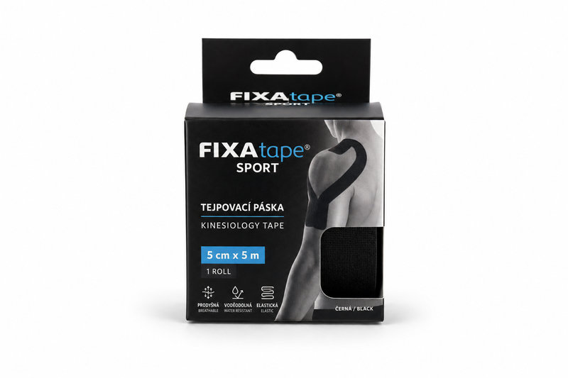 FIXAtape Sport tejpovací páska 5cmx5m černá