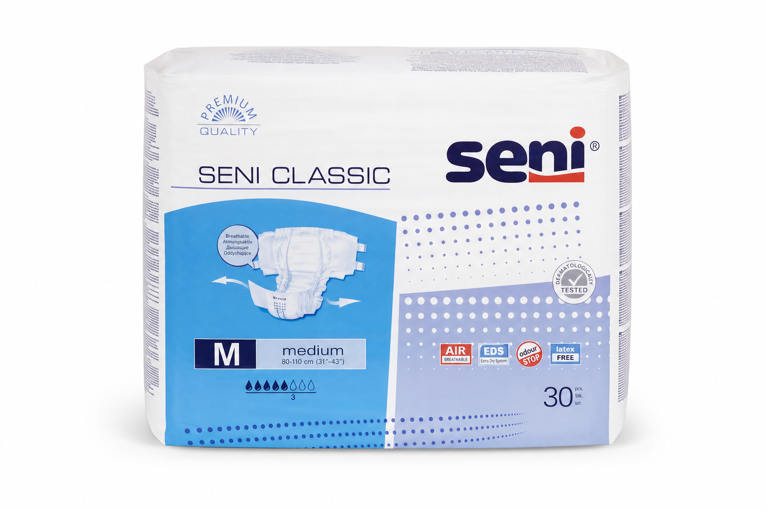 Seni Classic Medium 30ks ink. plen. kalh.