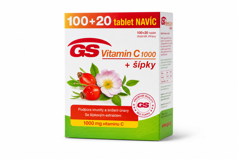 GS Vitamin C1000 + šípky tbl.100+20 2016