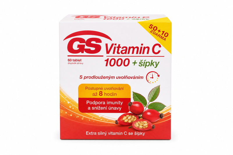 GS Vitamin C1000 + šípky tbl.50+10 2016