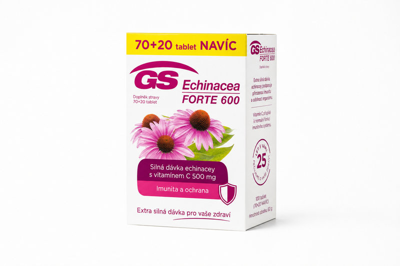 GS Echinacea Forte 600 tbl.70+20 ČR/SK