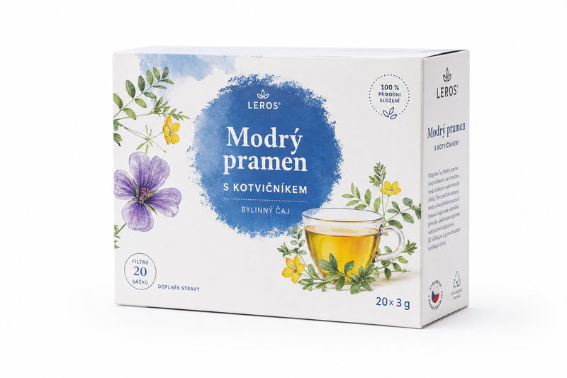 Čaj Modrý pramen s kotvičníkem 20x3g