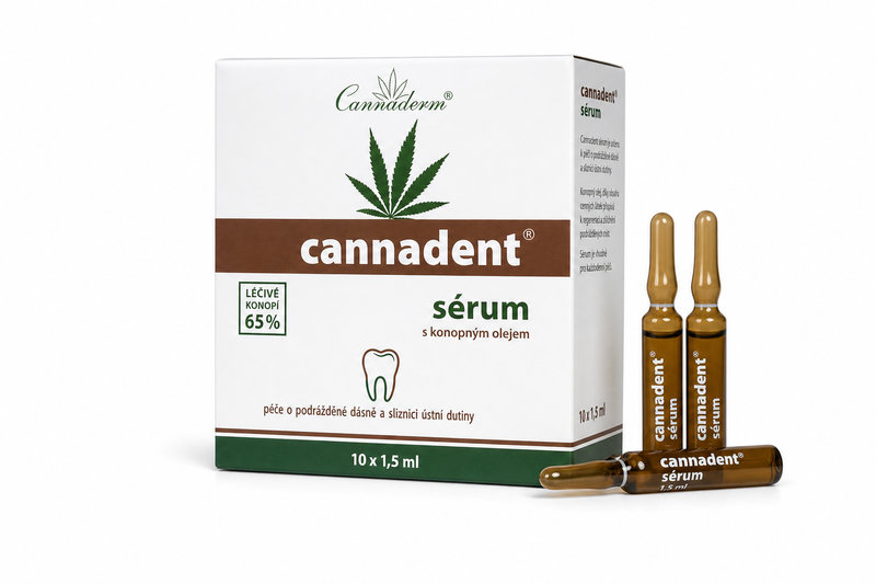Cannaderm Cannadent sérum 10x1,5ml