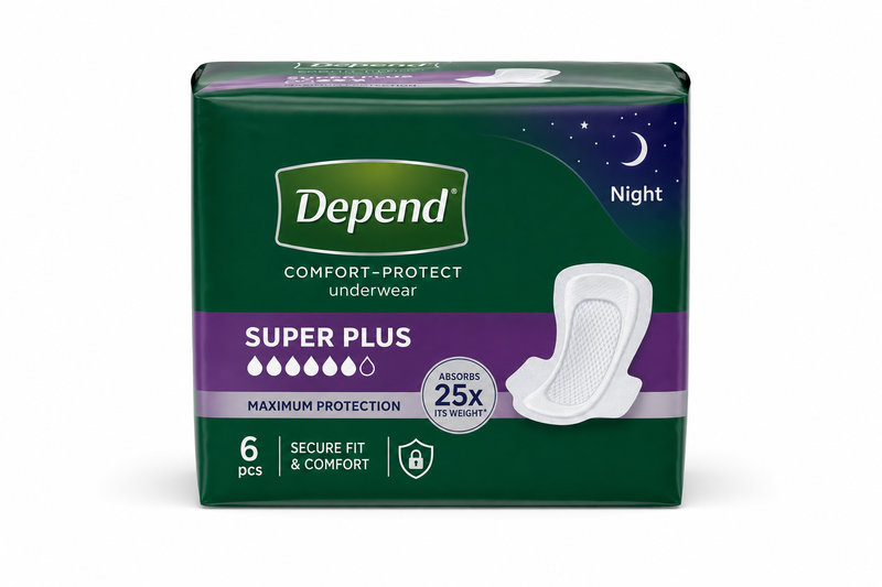 Depend vložky inkontin. Super Plus (Night)6ks 1566