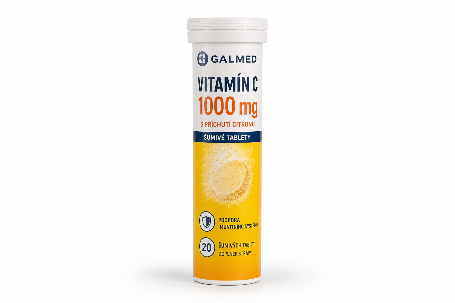 Vitamín C 1000mg Galmed citron eff tbl 20