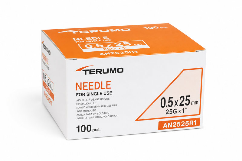 Jehla inj oranž 0.5x25 100ks Terumo AN2525R1