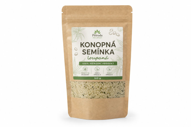 Konopná semínka loupaná 100g