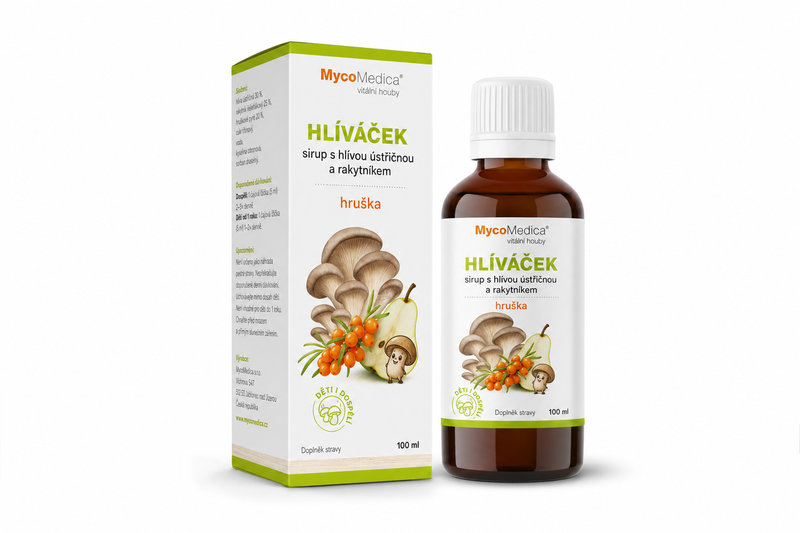HLÍVÁČEK sirup s hlív.ústř.+rakyt.př.hruška 100ml