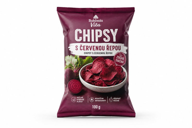 Chipsy s červenou řepou 100g