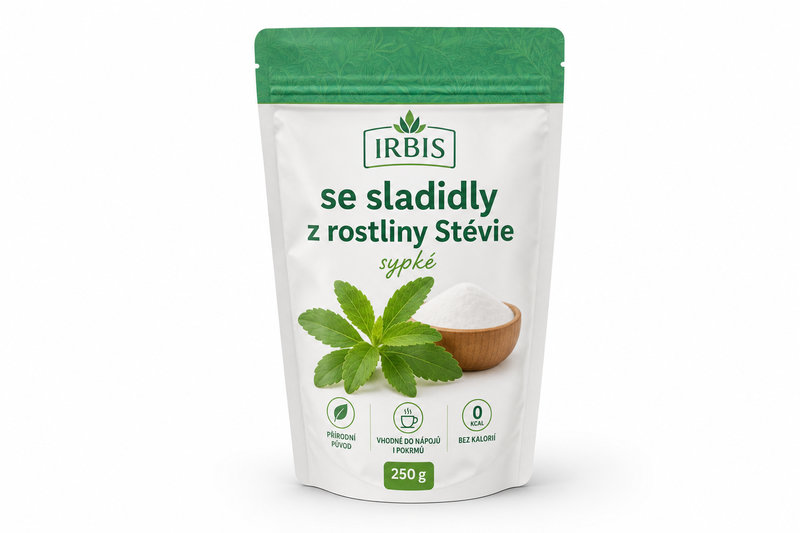 Irbis se sladidly z rostliny Stévie - sypké 250 g
