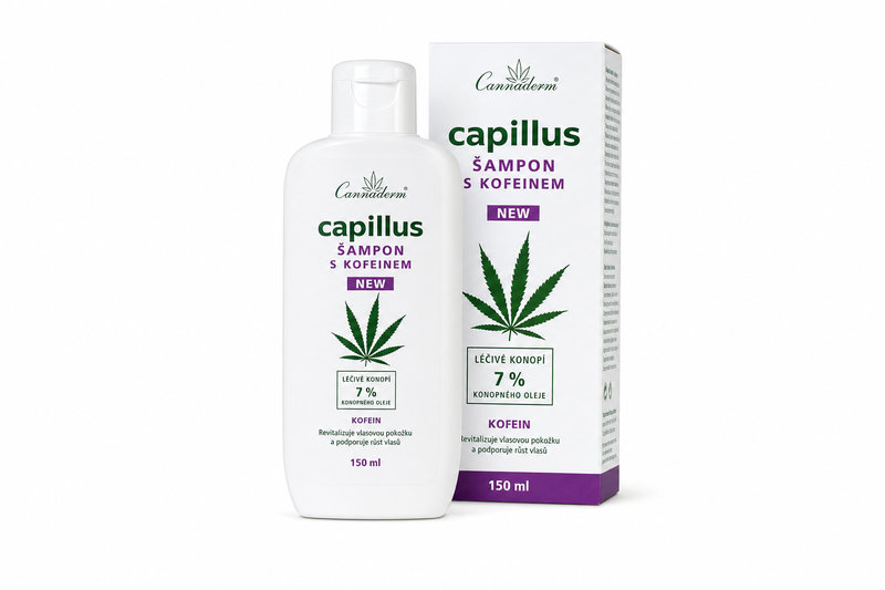 Cannaderm Capillus šampon s kofeinem NEW 150ml
