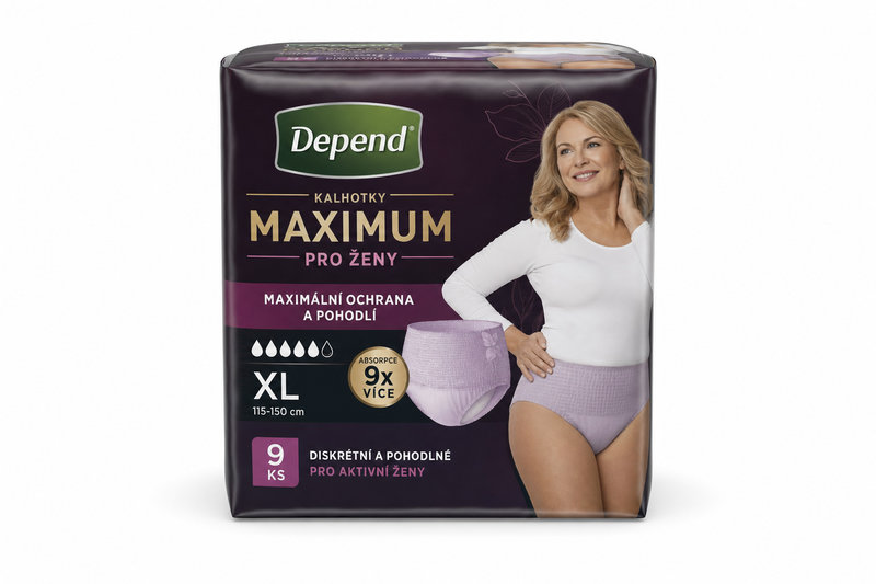 Depend kalh.abs. Maximum XL pro ženy 9ks 1984
