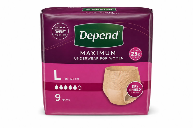 Depend kalh.abs. Maximum L pro ženy 9ks 1963