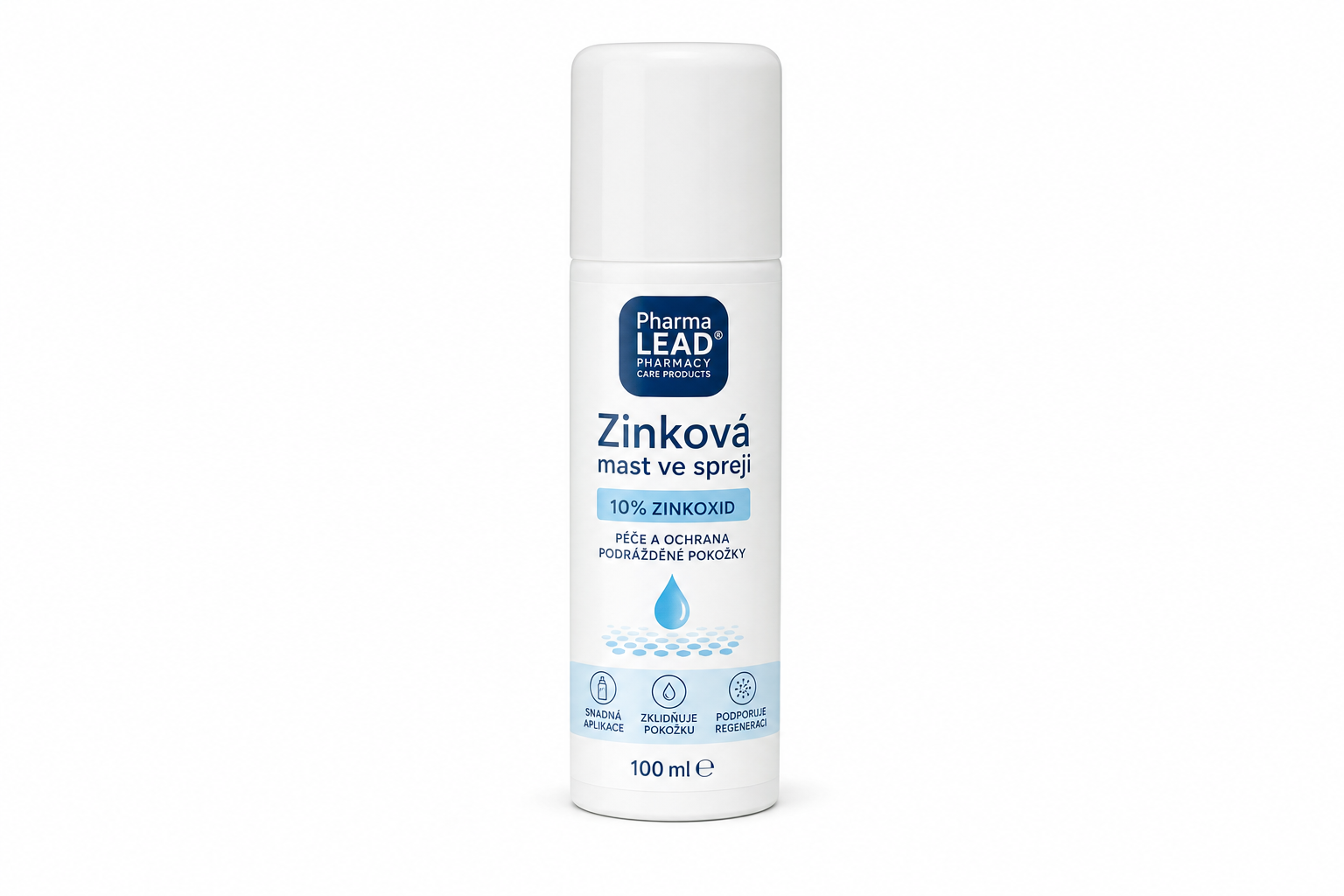 Zinková mast ve spreji (10% zinkoxid) 100 ml