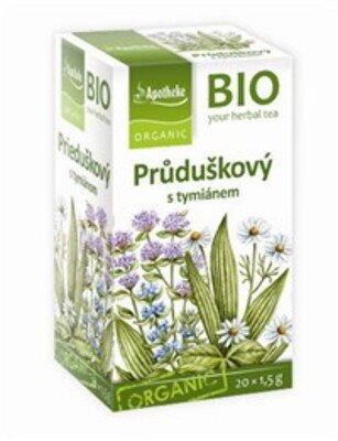 Čaj Apotheke BIO Průduškový čaj 20x1.5g