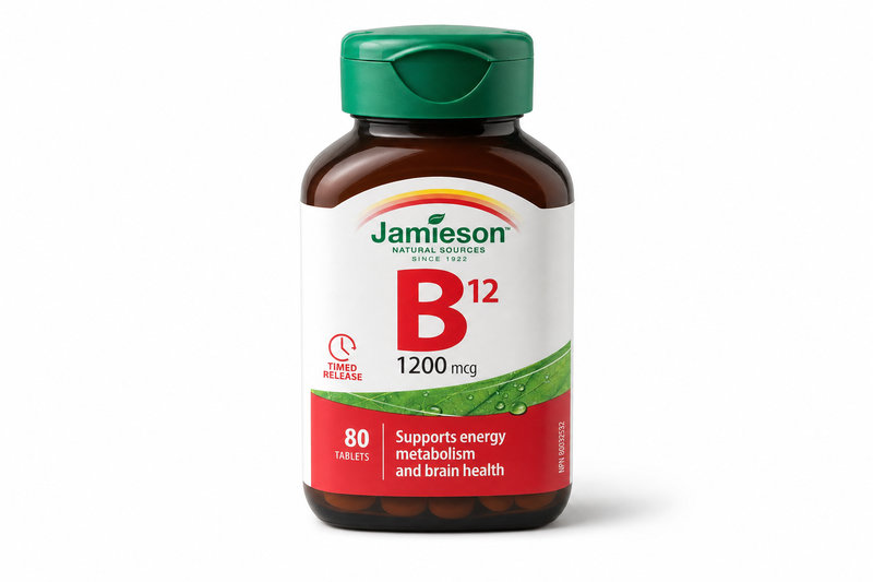 JAMIESON Vitamín B12 1200mcg s post.uvolňov.tbl.80
