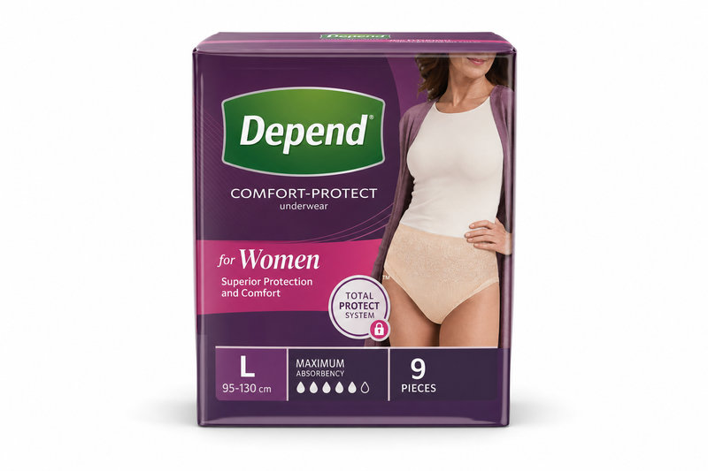 DEPEND kalh.abs.Super L vyšší pas Ženy 9ks 1962