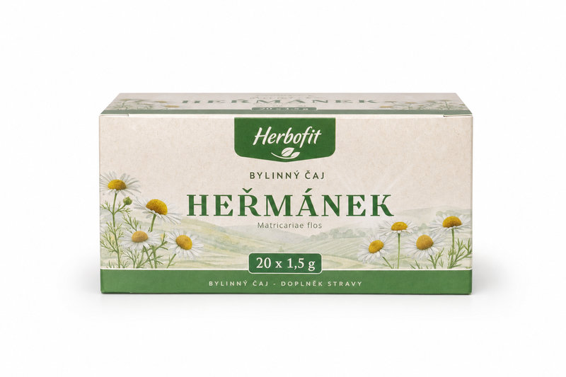 Herbofit bylinný čaj heřmánek 20x1,5g