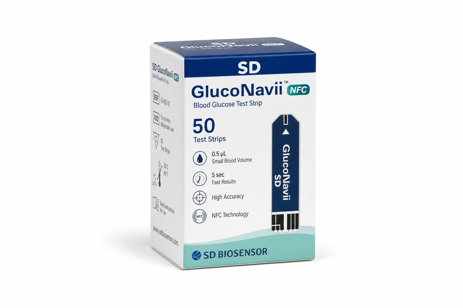 Proužky test.pro SD GlucoNavii NFC 50ks