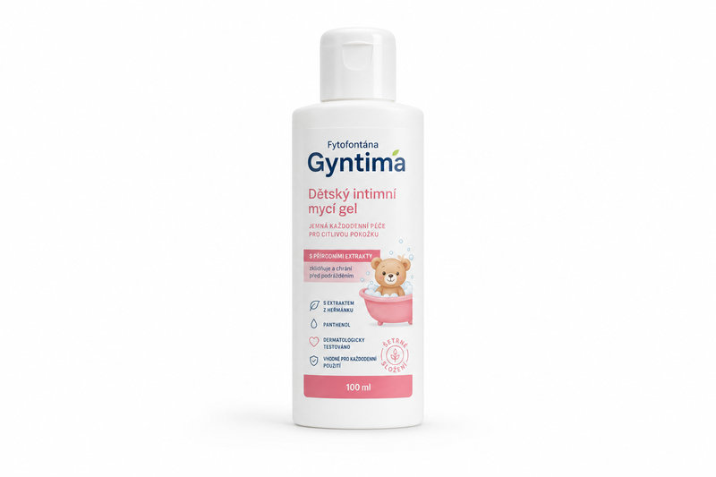 Fytofontána Gyntima dětský intimní mycí gel 100ml