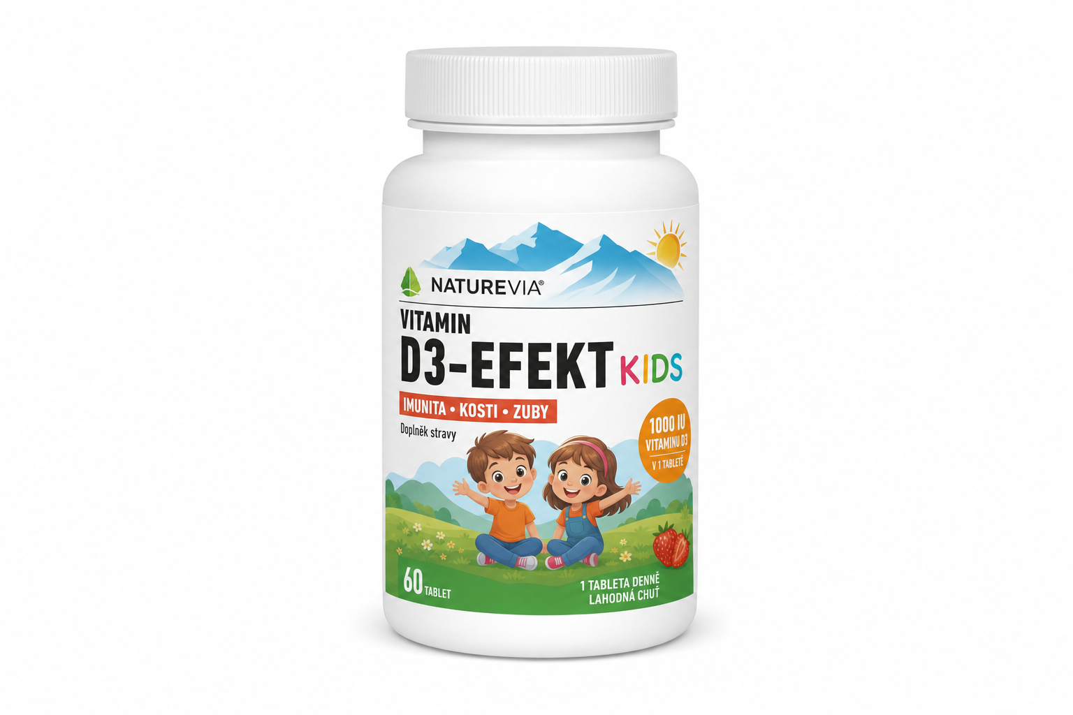 NatureVia Vitamin D3-Efekt Kids tbl.60