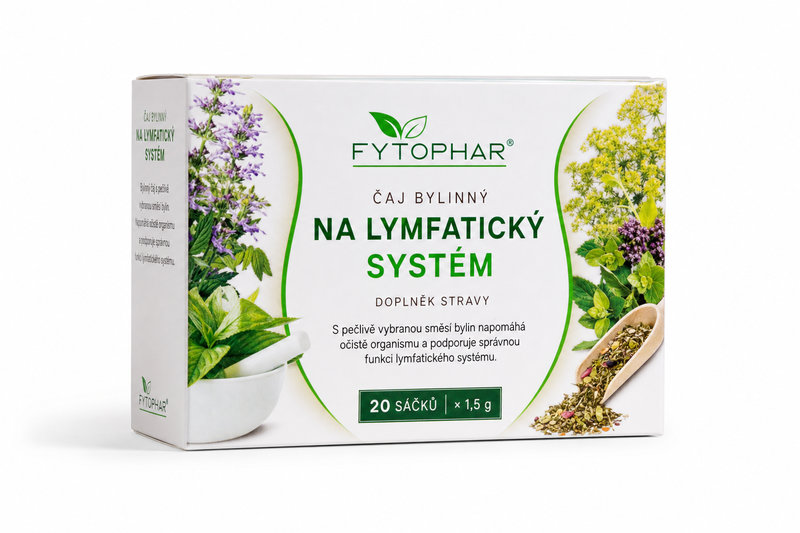 Čaj bylinný na lymfatický systém 20x1.5g Fytophar.