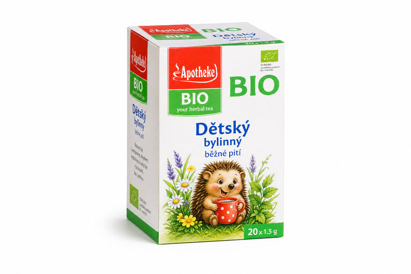 Čaj Apotheke BIO Dětský bylinný-běžné pití 20x1.5g