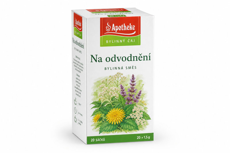 Čaj Apotheke Na odvodnění čaj 20x1.5g