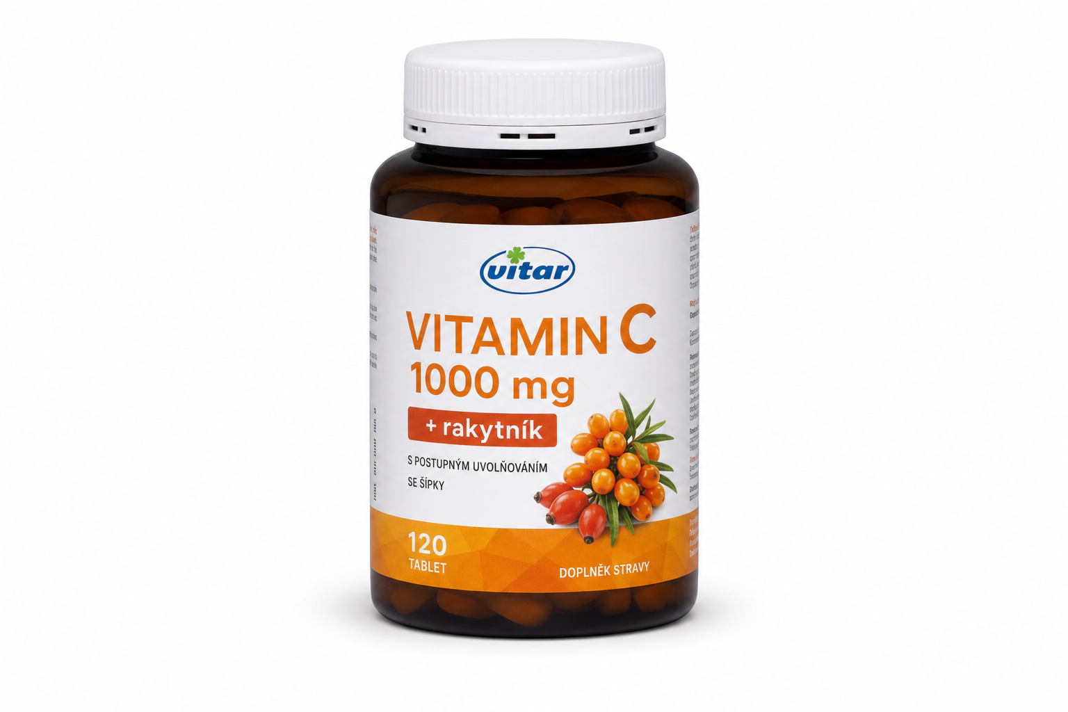 VITAR Vitamin C 1000mg+rakytník tbl.120