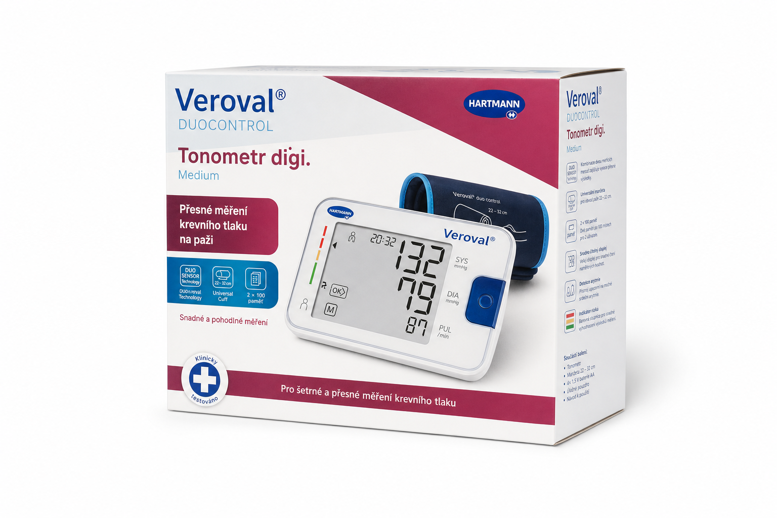 Tonometr digi. VEROVAL DuoControl Medium