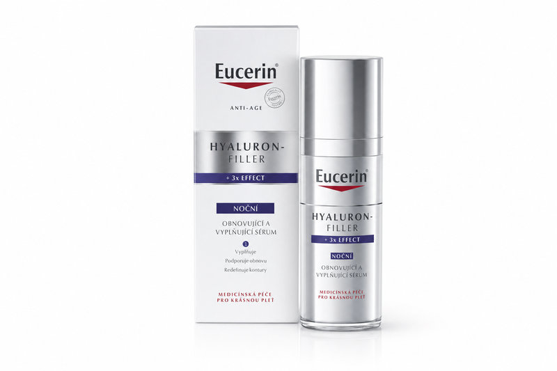 EUCERIN HYALURON-FILLER Noční obn+vyplň.sérum 30ml