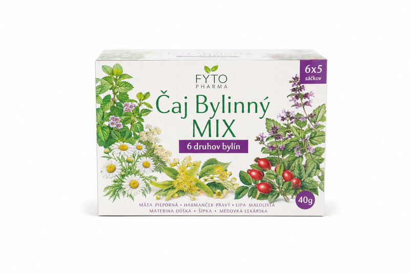 Čaj Bylinný MIX 6x5 sáčků 40g Fytopharma