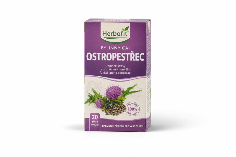 Herbofit bylinný čaj ostropestřec 20x1,5g
