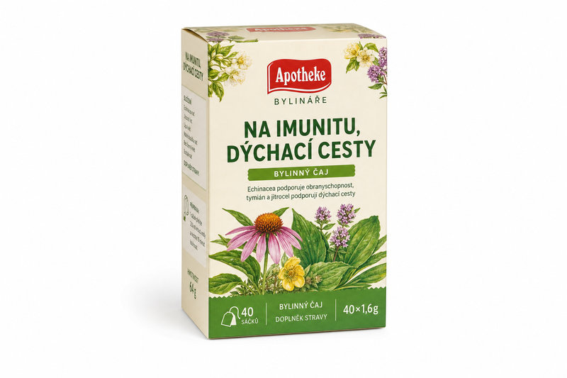 Čaj Apotheke Bylináře Na imunitu,dých.ces.40x1.6g