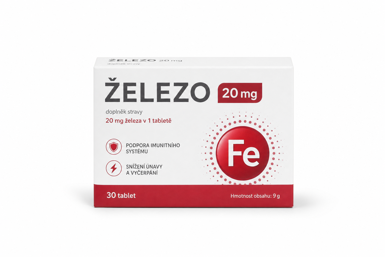 Železo 20mg tbl.30