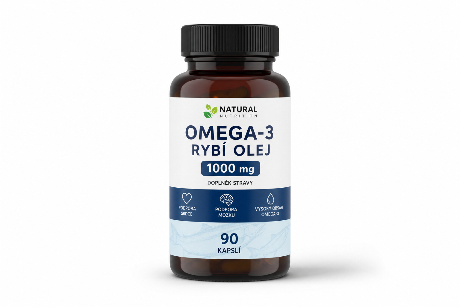Omega-3 rybí olej 1000mg tob.90