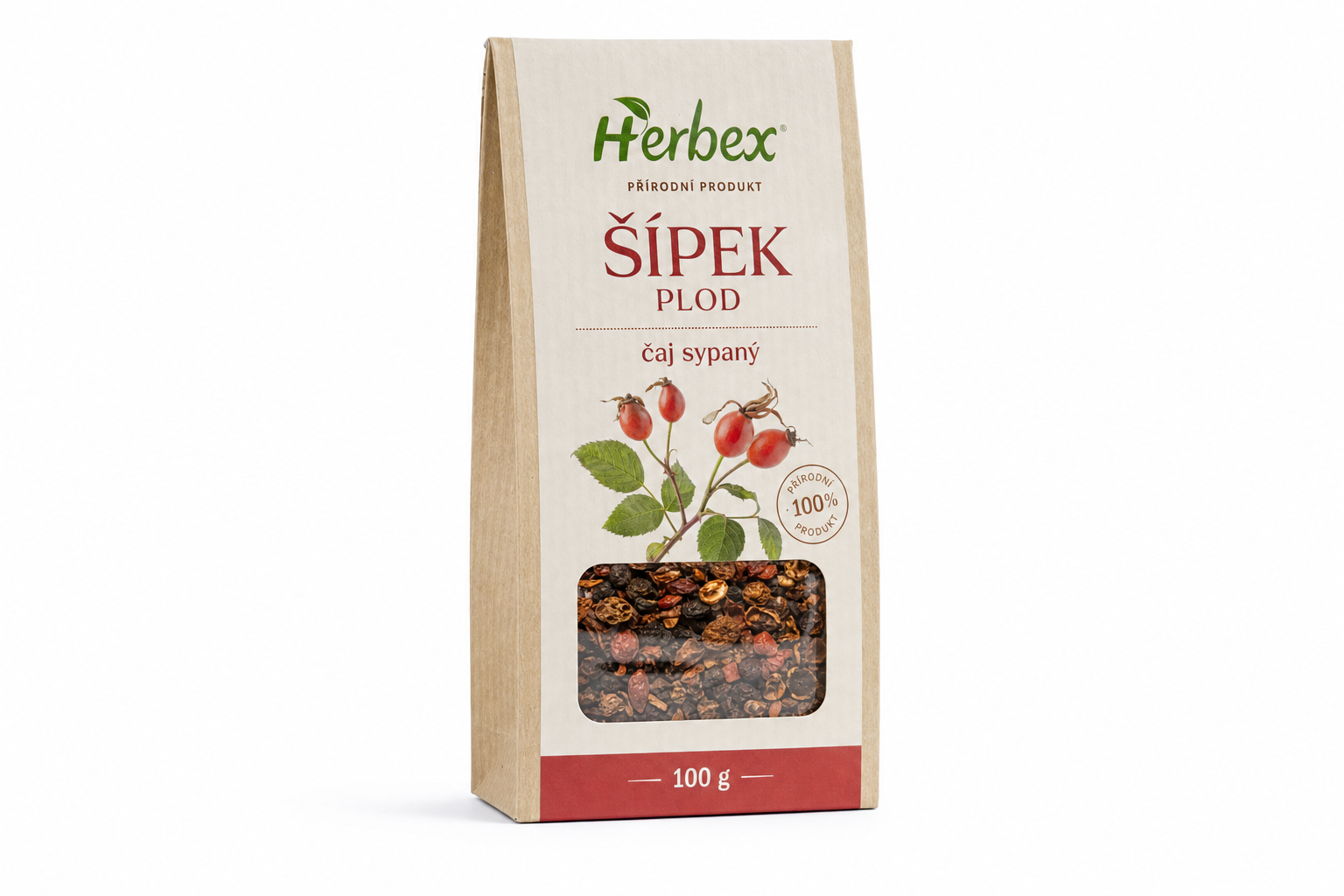 Šípek plod čaj sypaný 100g -Hex