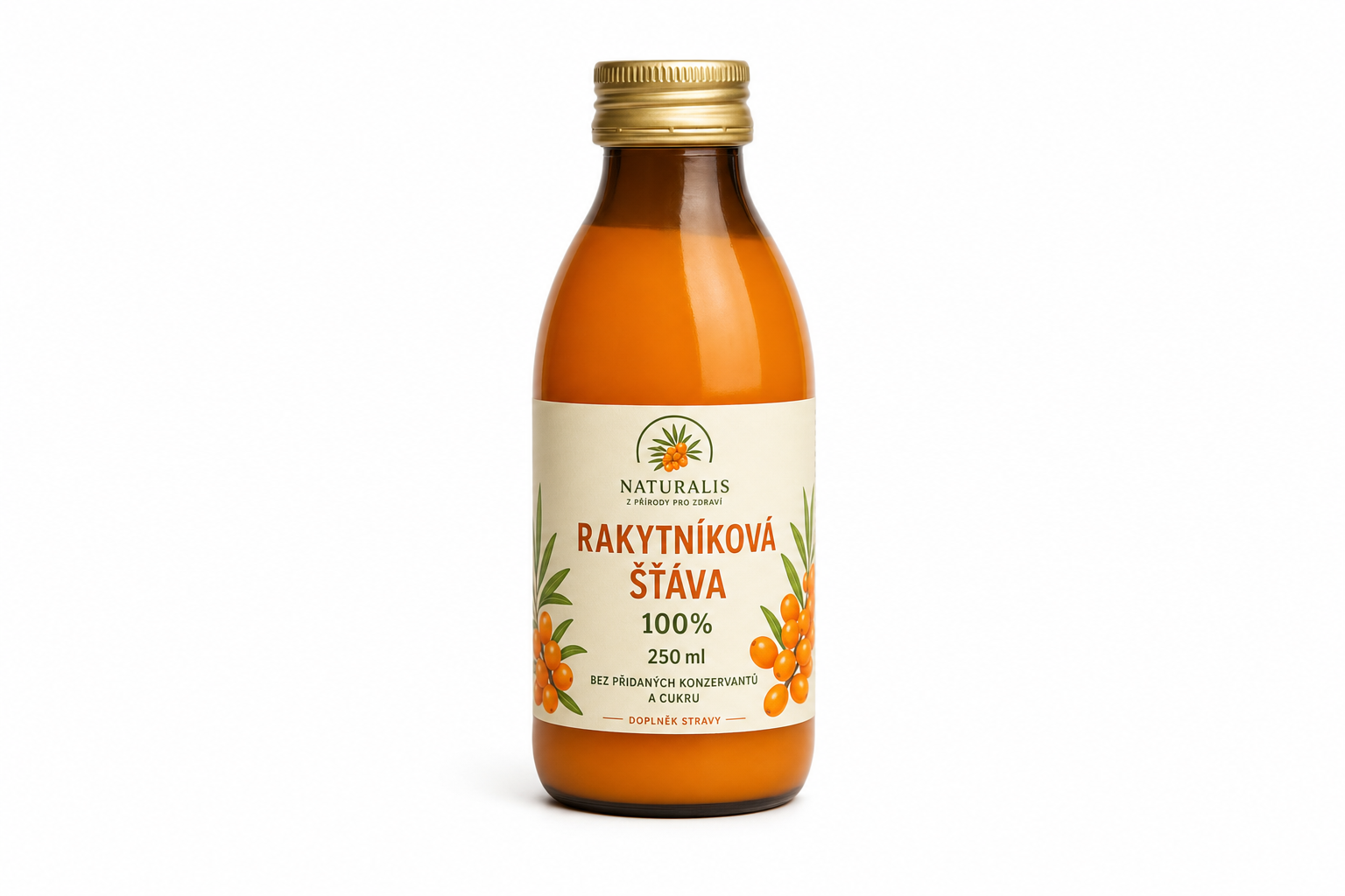 Rakytníková šťáva 100% 250ml
