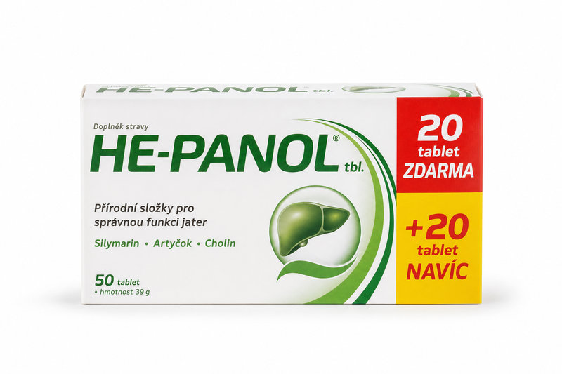 HE-PANOL tbl.50+20 ZDARMA