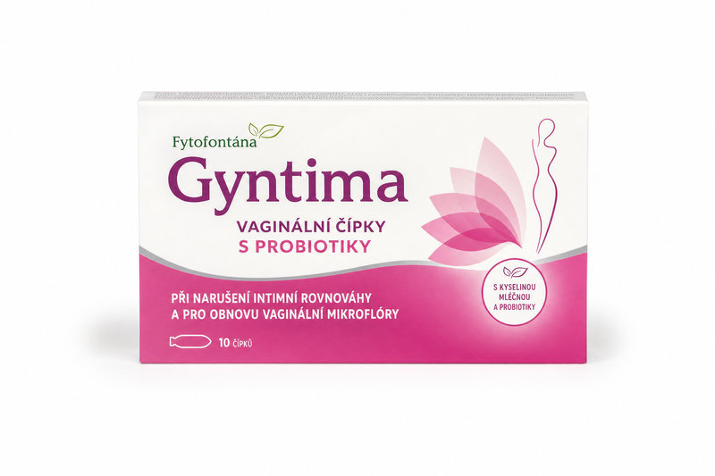 Fytofontána Gyntima vagin.čípky s probiotiky 10ks