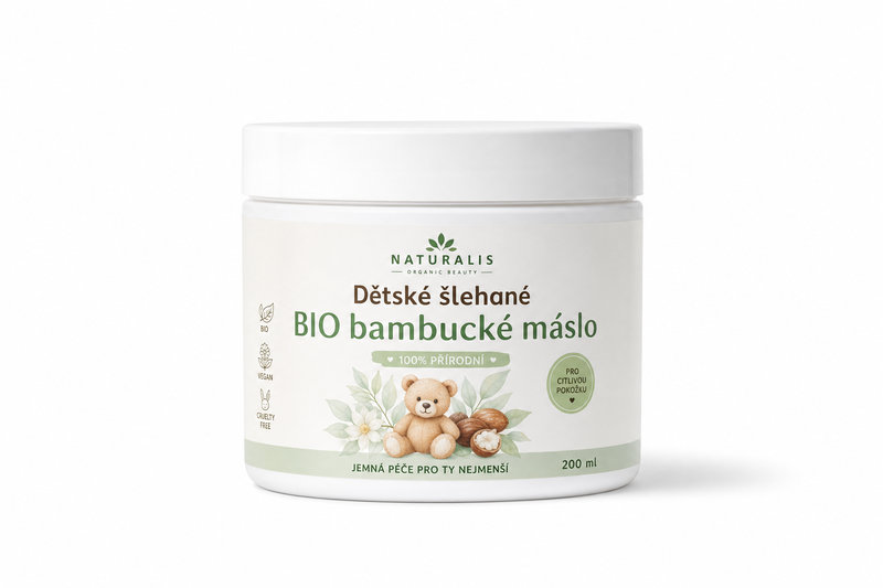 Dětské šlehané BIO bambucké máslo 200ml